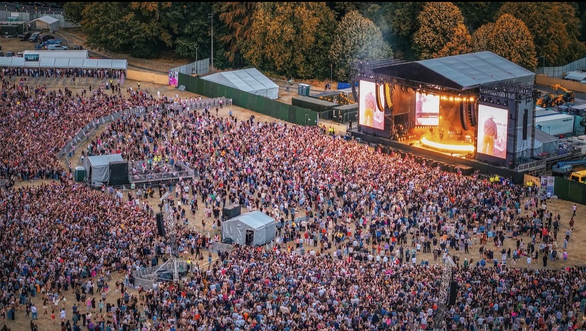 Lewis Capaldi at Sefton Park — CODA Audio AiRAY system