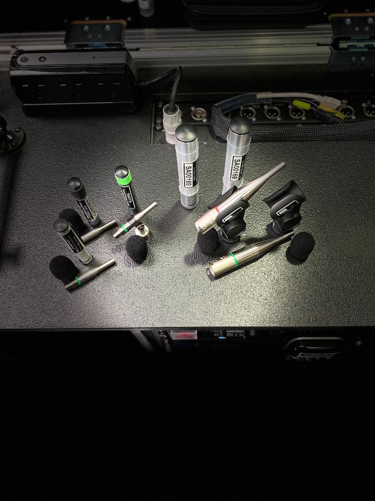 MELLab measurement microphones with calibration tubes