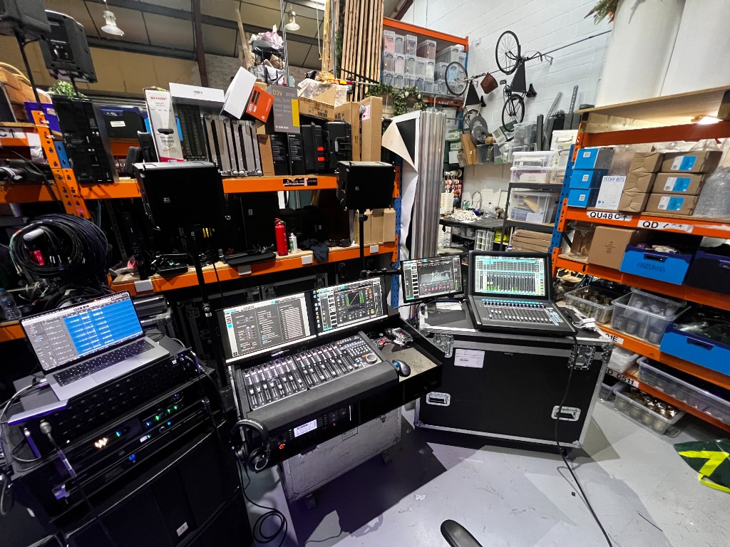 Professional wireless and production equipment preparation